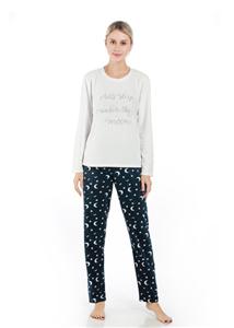 White Ladies Pajamas Set